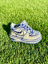 Load image into Gallery viewer, Baby AF1 Blue &amp; Gold Luster
