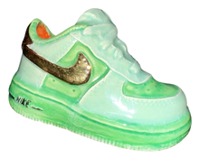 Load image into Gallery viewer, Baby AF1 Green Tangerine &amp; Gold Luster

