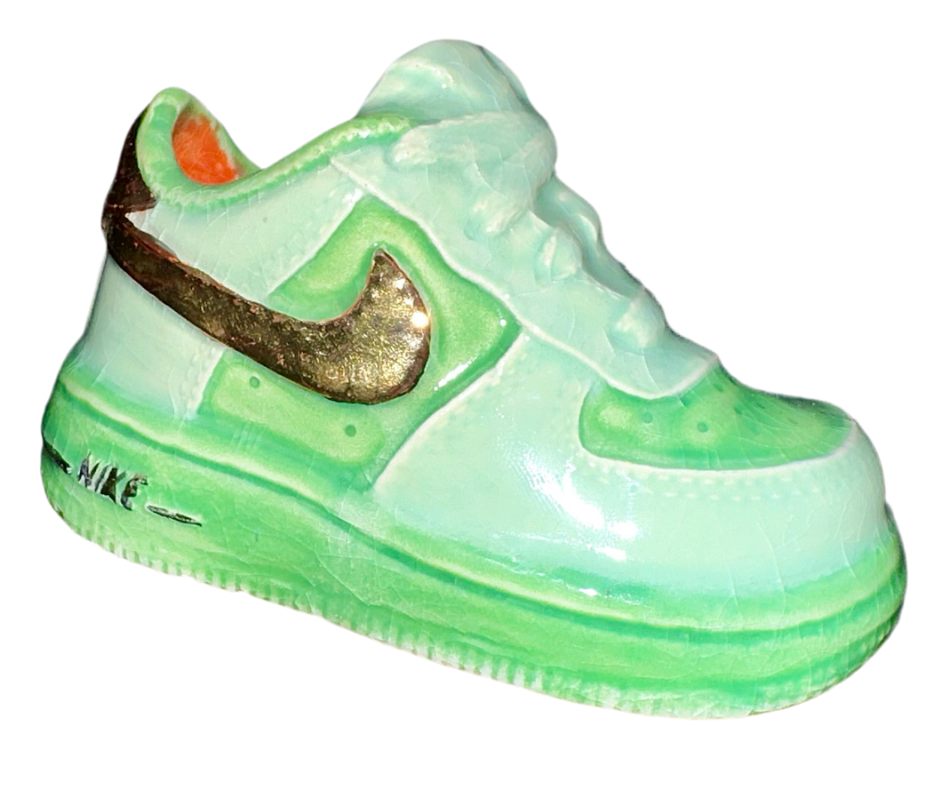 Baby AF1 Green Tangerine & Gold Luster