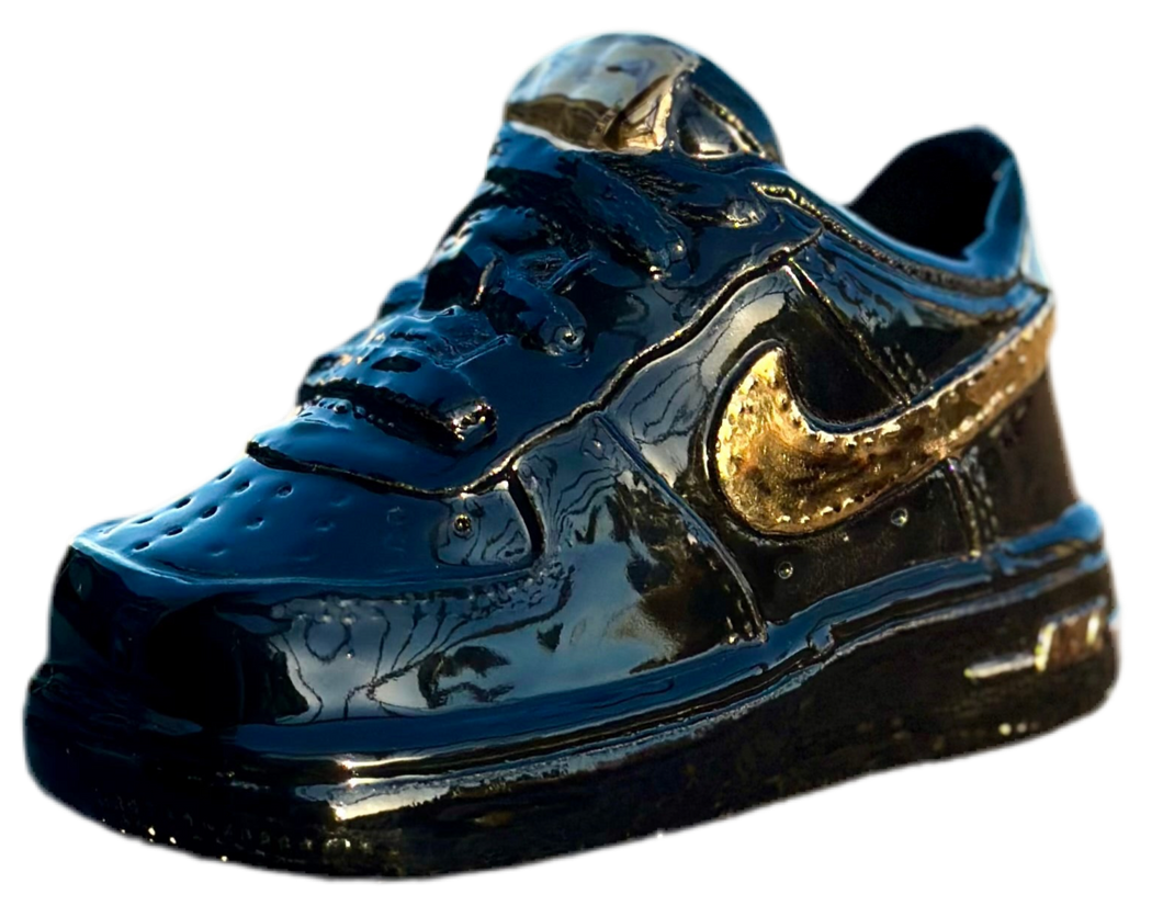 Baby AF1 Black & Gold